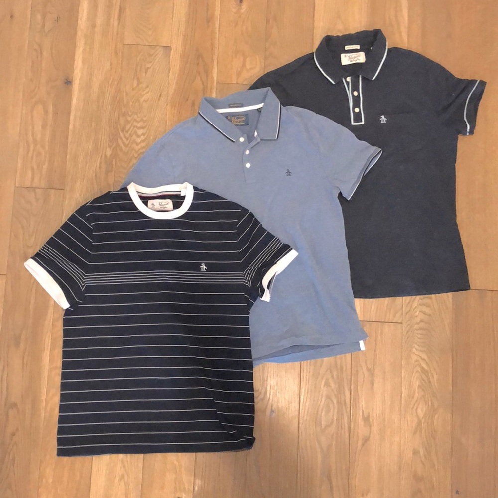 Men’s Penguin Shirt Bundle, size Large